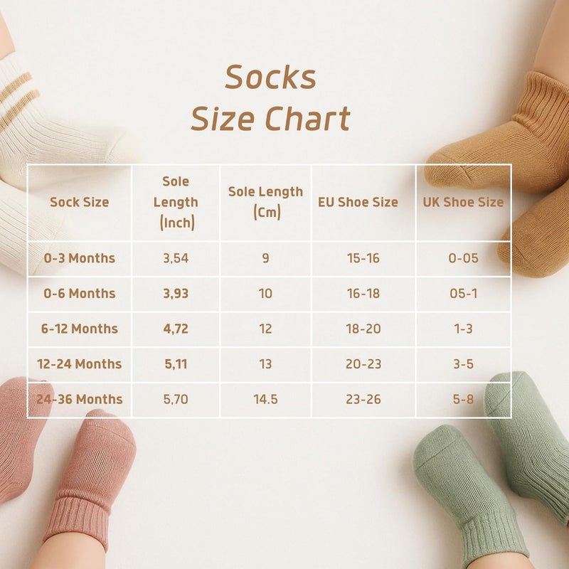 Unisex Baby 5030 Basic Soket baby socks pack of 6 - Image 4