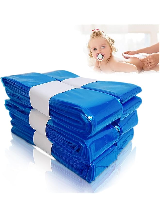 X spring Nappy Bin Refills 6Pcs 450X26X3.5Cm Durable Elastic Nappy Bin Refills 100% Recyclable And Environmentally Friendly New Pe Materials Nappy Disposal Bags Isolate Odors - Image 1