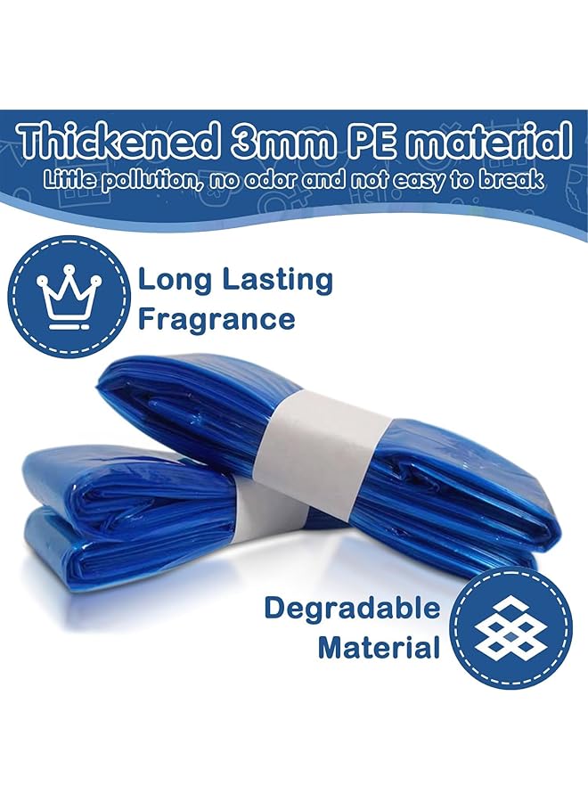 X spring Nappy Bin Refills 6Pcs 450X26X3.5Cm Durable Elastic Nappy Bin Refills 100% Recyclable And Environmentally Friendly New Pe Materials Nappy Disposal Bags Isolate Odors - Image 4