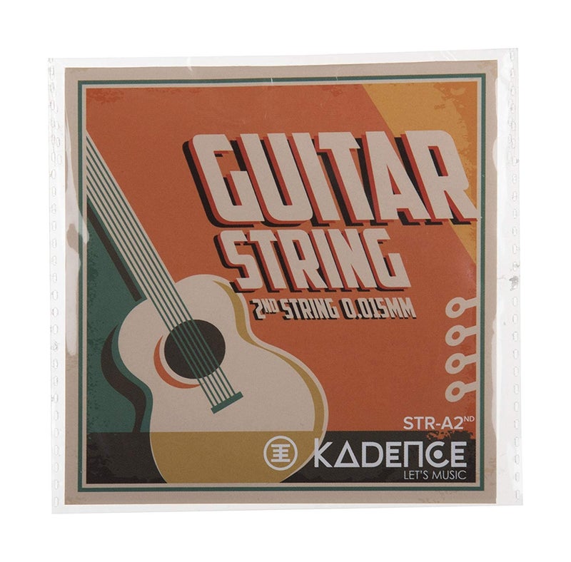 Kadence Acoustic Guitar Single 2nd B String STRA-2ND Pack of 3 - Image 3