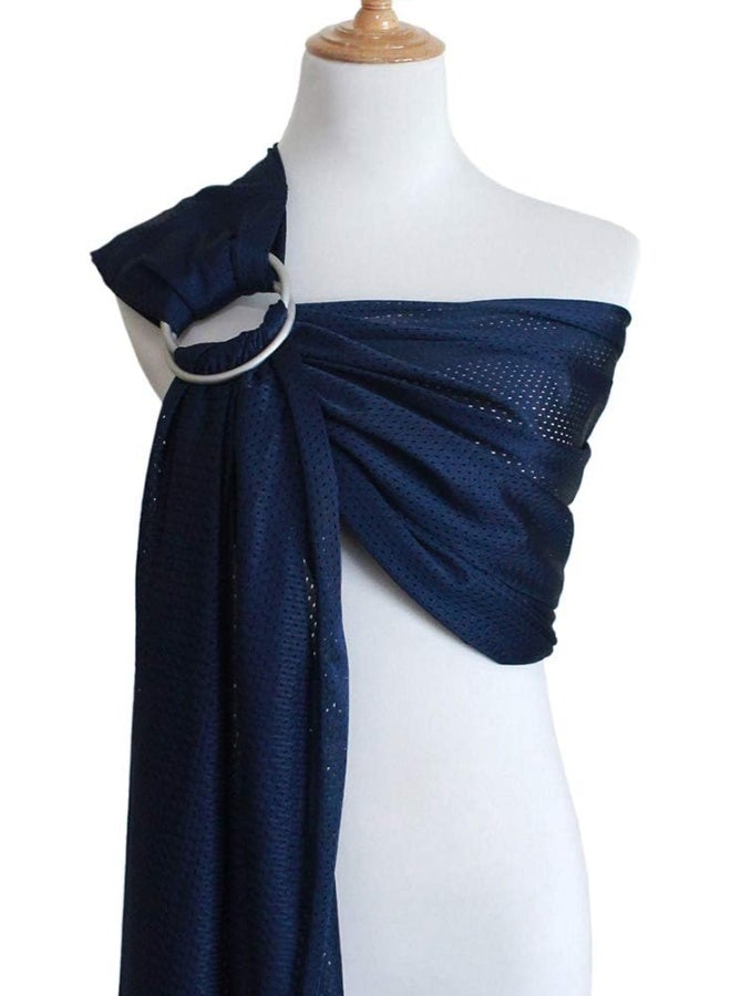Vlokup Baby Water Ring Sling Carrier | Lightweight Breathable Mesh Baby Wrap for Infant, Newborn, Kids and Toddlers | Perfect for Summer, Swimming, Pool, Beach | Great for Dad Too Blue - Image 1