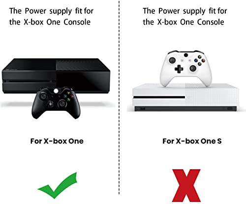 YCCSKY Xbox One Power Supply Brick, [Advanced QUIET VERSION] AC Adapter Power Supply Charger Cord Replacement for Xbox One 100-240V, Black - Image 3