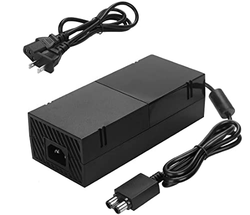 YCCSKY Xbox One Power Supply Brick, [Advanced QUIET VERSION] AC Adapter Power Supply Charger Cord Replacement for Xbox One 100-240V, Black - Image 1