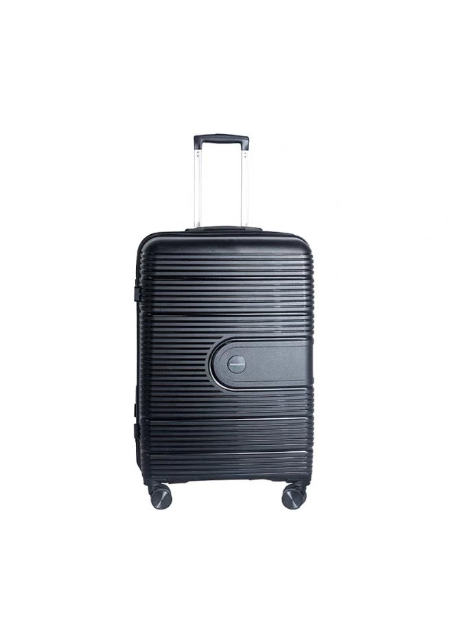 NEWCOM 20/24/28 Inch Premium Travel Suitcase - Large Capacity Compartmentalized Storage (Clothing Restraint Straps + Mesh Bags), Shock-Absorbing Silent Spinner Wheels, Available in White/Black  - Image 1