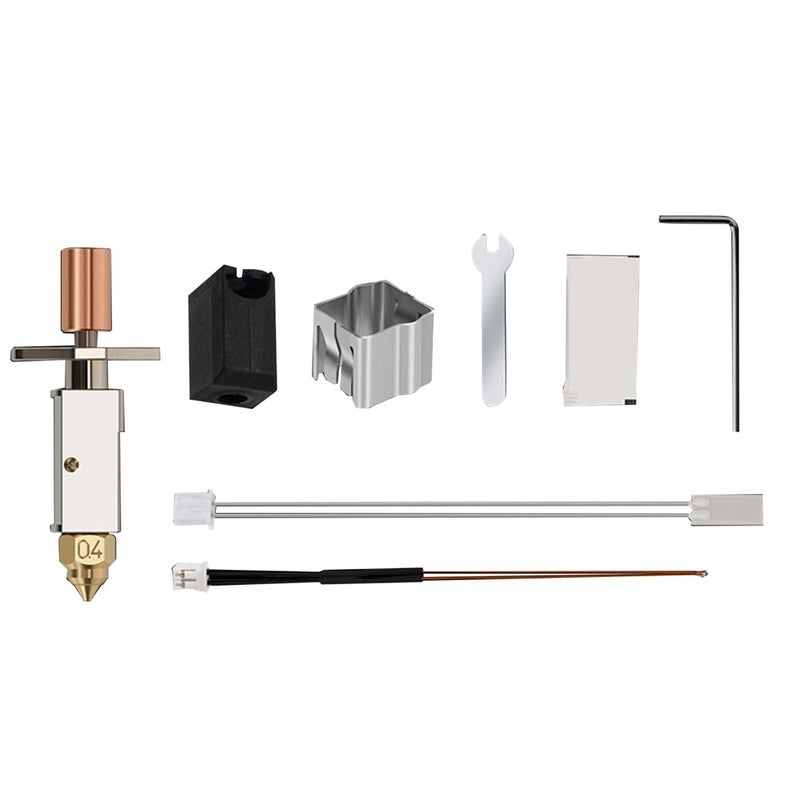 K1/K1 Max 3D Printer Upgraded Heating Block Kit Accessories, Square, Hot End Kit - Image 1