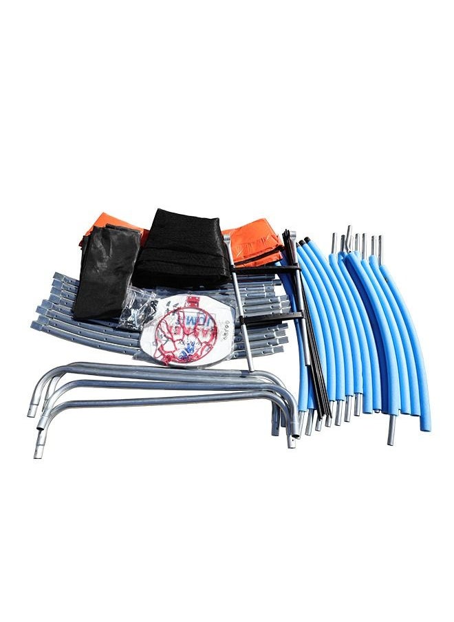 JSAITOYS 10ft/12ft/14ft Gymnastic Fitness Bungee Trampoline With Safe Net And Ladder  - Image 3