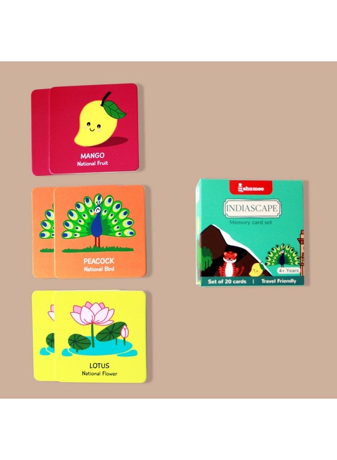 shumee Indiascape Map Puzzle and Card Games Set - 30 Piece Puzzle, 35 Trivia Cards & 5 Games- 4+ Years- Multicolour - Image 3