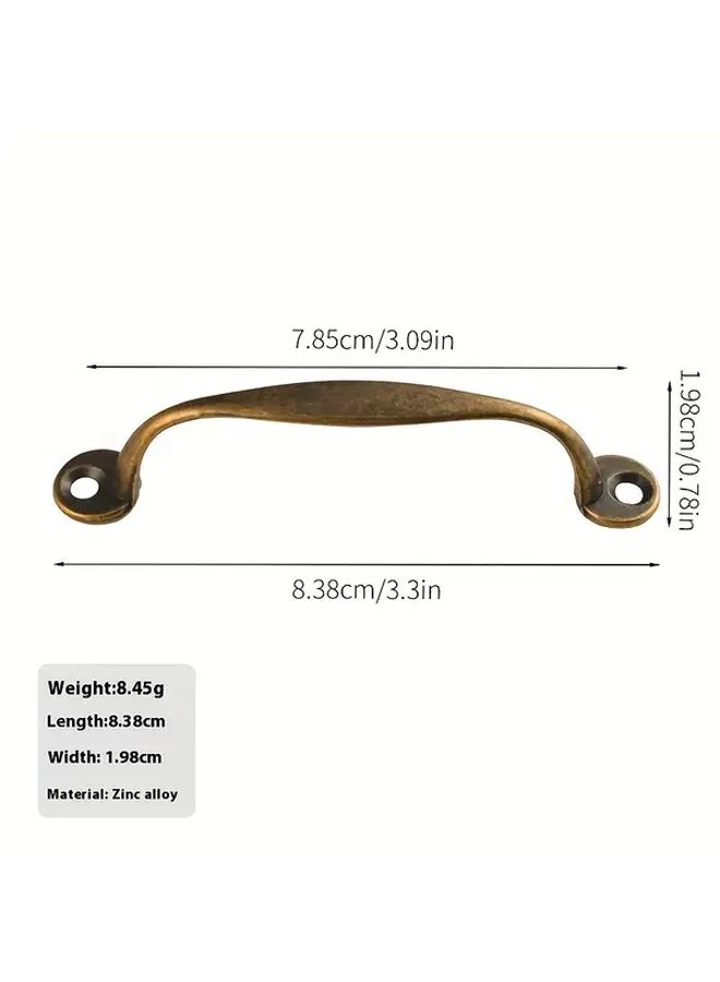 Bronze Heavy Duty Zinc Alloy Drawer Knob Cabinet Handle 3 09in Length Industrial Style - Image 1