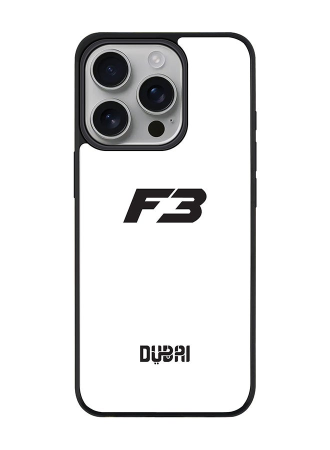 Stylizedd غطاء آيفون 16 برو [متوافق مع MagSafe] غطاء مغناطيسي نحيف لآيفون 16 برو - فاز3 دبي أبيض - Image 1