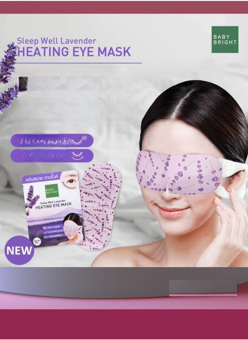 Baby Bright Sleep Well Lavender Heating Eye Mask 1 Sheet  - Image 1