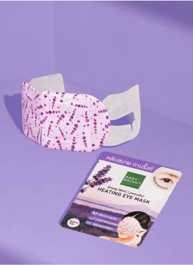 Baby Bright Sleep Well Lavender Heating Eye Mask 1 Sheet  - Image 5