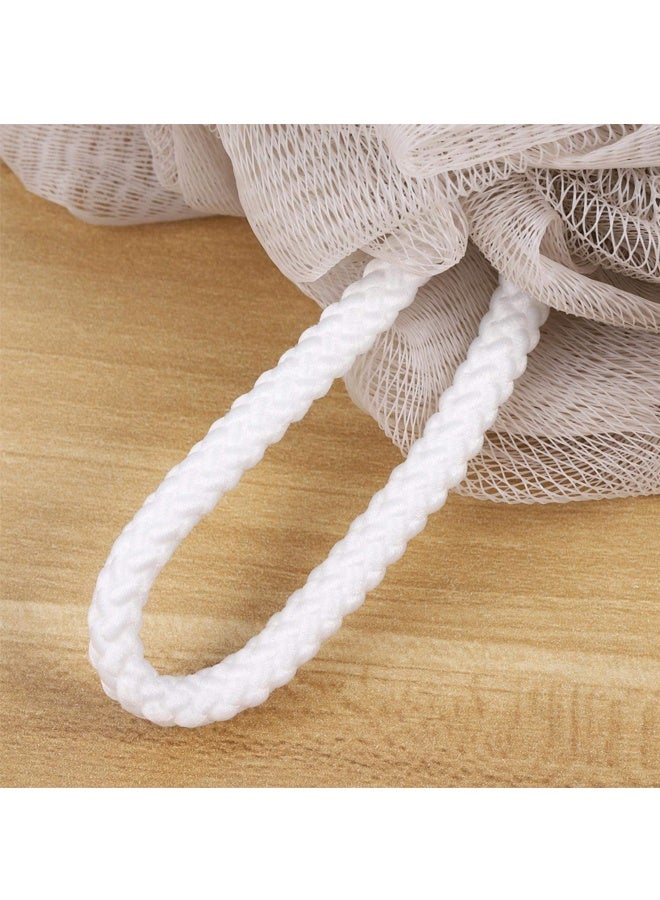 حمام اسفنجة دش ، حزمة من 4 ، Loofahs 60g شبكة بوف حمام Scrunchies غسل الجسم نفحة دش نفحة - Image 5