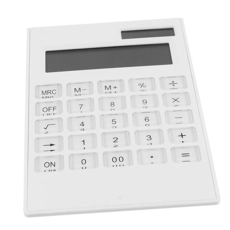 Ultrathin Solar Calculator Large Button Desktop Office Home Use Lightweight Portable - Image 2