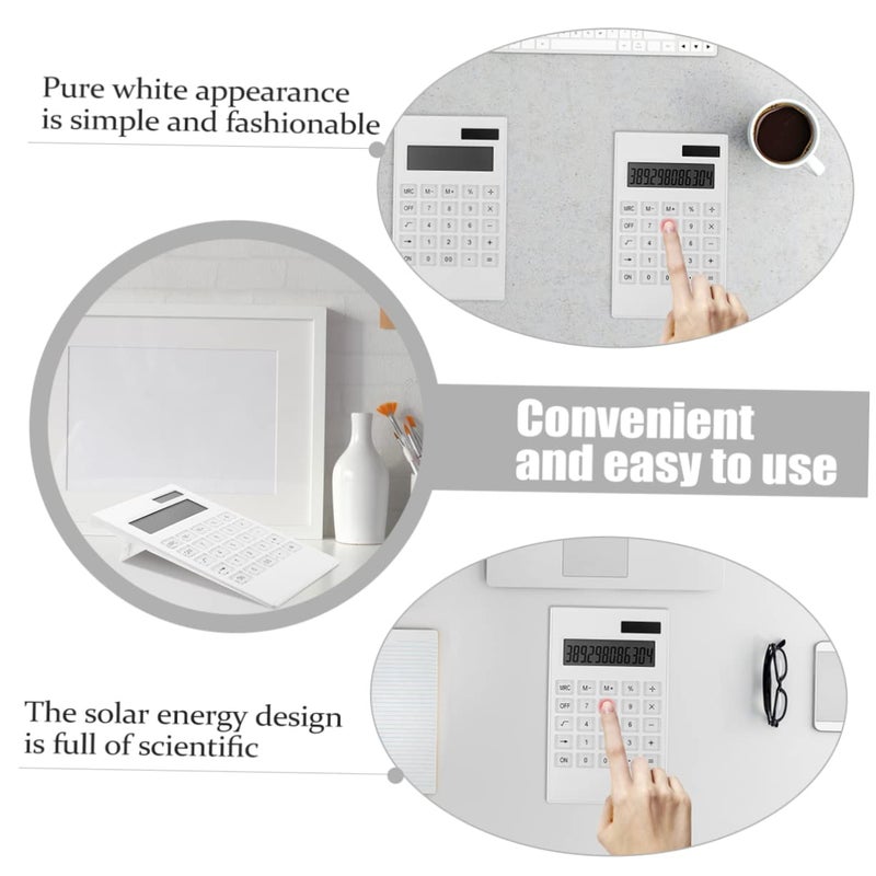 Ultrathin Solar Calculator Large Button Desktop Office Home Use Lightweight Portable - Image 5