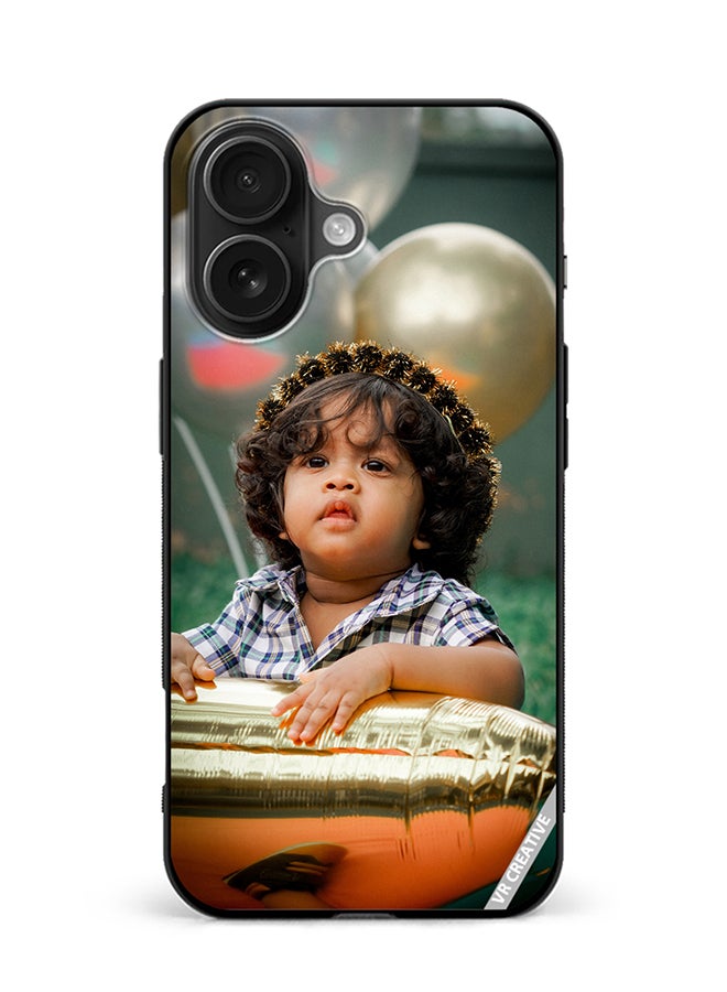 VR CREATIVE Protective Case Cover For Apple iPhone 16 Bday Baby Design Multicolour