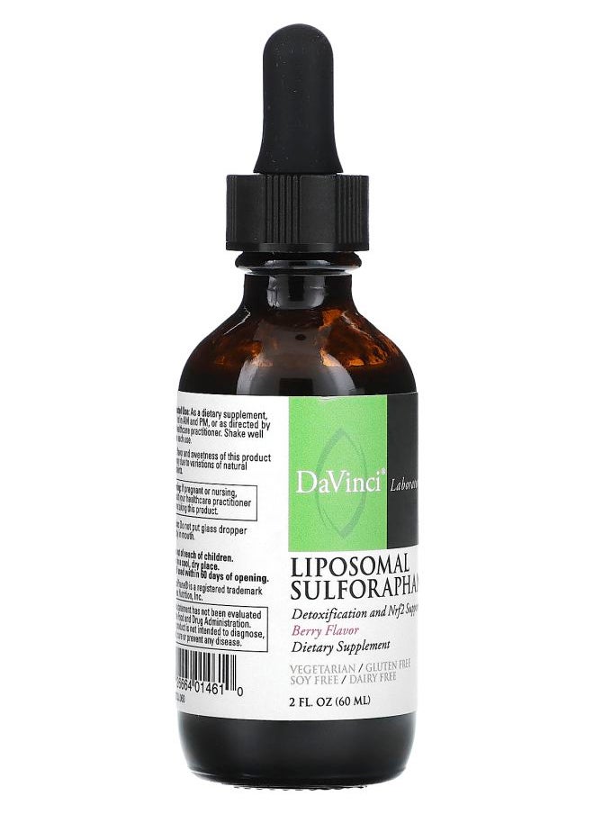 DaVinci Laboratories Liposomal Sulforaphane Berry 2 fl oz (60 ml  - Image 2
