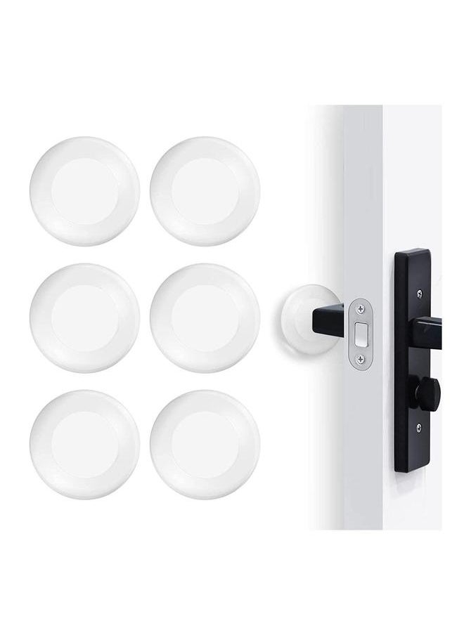 HOMESTAR 6 Pieces Door Stopper Wall Protectors  - Image 1