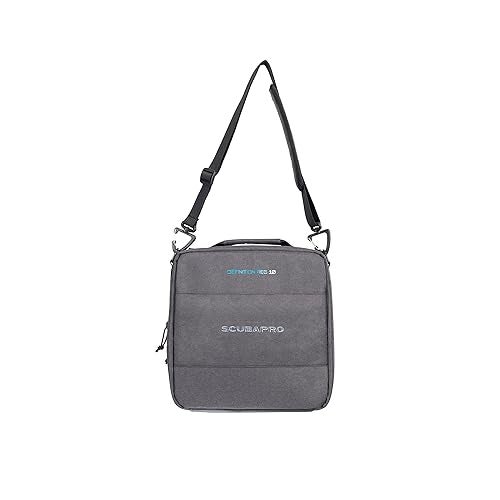 SCUBAPRO Definition Regulator 10 Dive Bag with Adjustable Shoulder Strap and Top Handle for Scuba Diving Gear Premium Recycled TwoTone Gray Fabric - Image 3