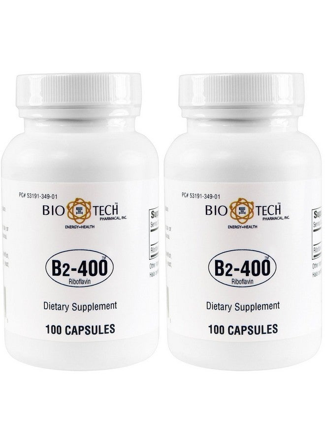 Bio-Tech Pharmacal Biotech Pharmacal B2-400 Riboflavin 100 x 2