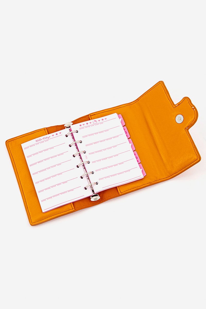 Sanrio Hello Kitty Organizer Face Wallet 16 H x 12 L cm, Orange  - Image 4