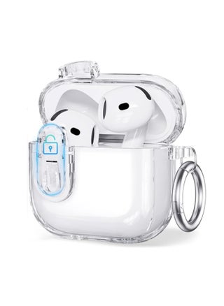 Safety Lock Clear Case for Airpods 4 Case 2024 with Active Noise Cancellation Case,Soft TPU Anti-Yellowing Case (Clear) - pzsku/ZCCD1F1E226034694F759Z/45/_/1731065950/74db1876-d93e-4609-8a3a-3cf399fd833f