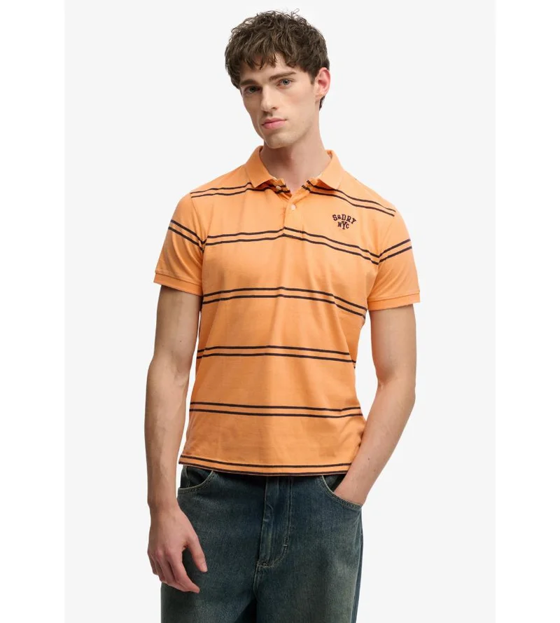 سوبر دراي Vintage Stripe Jersey Polo Shirt
