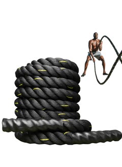 Spall Battle Rope 38MM Diameter Exercise Training Rope Workout Ropes for Core Strength Heavy Ropes for Home Gym Outdoor Workout 12m  - Image 2