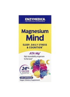 ENZYMEDICA Enzymedica, Magnesium Mind, 120 Capsules  - Image 1