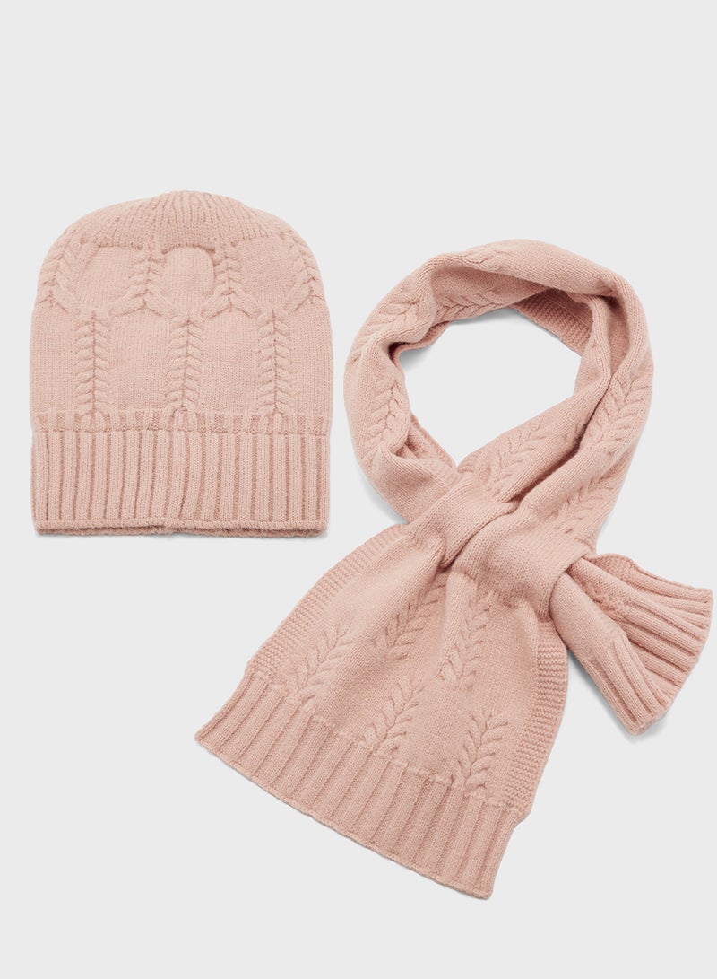 Ginger 2 Pack Winter Beanie & Scarf Set  - Image 1