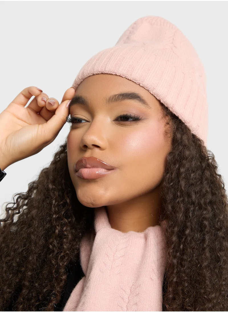 Ginger 2 Pack Winter Beanie & Scarf Set