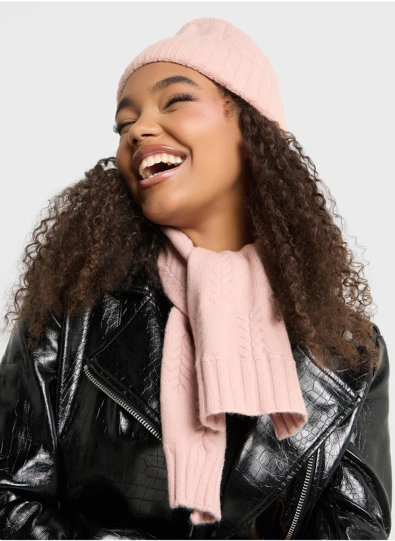 Ginger 2 Pack Winter Beanie & Scarf Set
