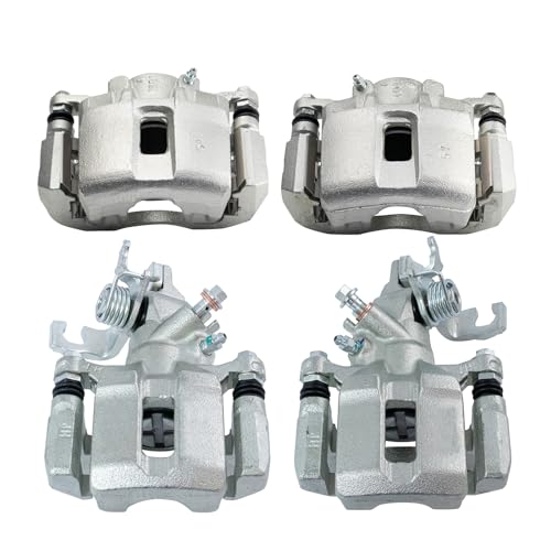TRQ Front & Rear Brake Caliper Set Compatible with 2004-2008 Acura TSX 2003-2007 Honda Accord - Image 2