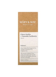 MARY & MAY Mary & May, Citrus Unshiu + Tremella Fuciformis Serum, 1.01 fl oz (30 ml)  - Image 2