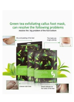 Generic Green tea foot mask exfoliating and smoothing 2 packs in  - Image 3
