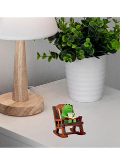 rocooart Miniature Frog Figurines Statue Desk Bedroom Decor Gifts Indoor, Cute Frog Figure Collectibles Lovers Home Decorations  - Image 2