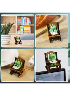 rocooart Miniature Frog Figurines Statue Desk Bedroom Decor Gifts Indoor, Cute Frog Figure Collectibles Lovers Home Decorations  - Image 3