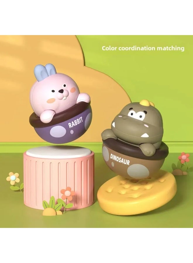 Large Size Fun Educational Toy For Infants Baby6 Months Old Baby0-1 Year Old Soft Plush Dancing Bell Shake Rattle Toy For Childr-Specifications:Rabbit Tumbler (bag) - Image 4