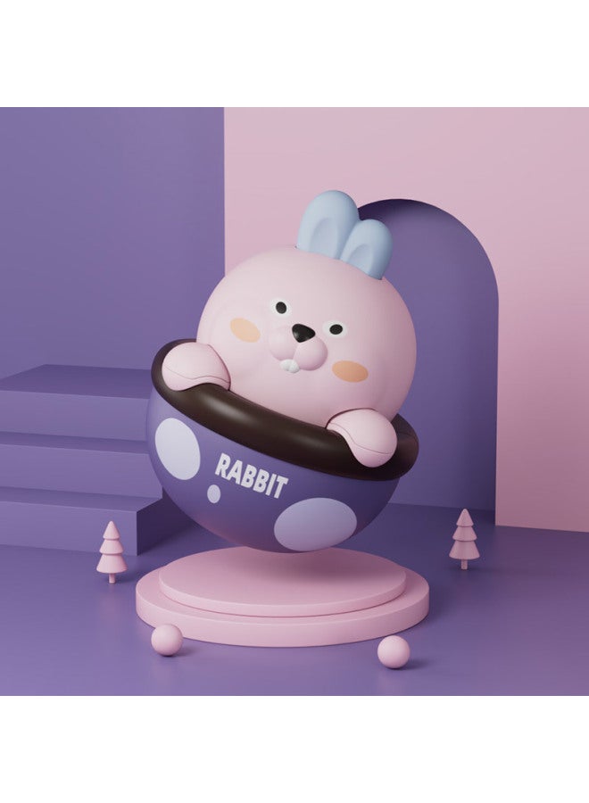 Large Size Fun Educational Toy For Infants Baby6 Months Old Baby0-1 Year Old Soft Plush Dancing Bell Shake Rattle Toy For Childr-Specifications:Rabbit Tumbler (bag) - Image 1