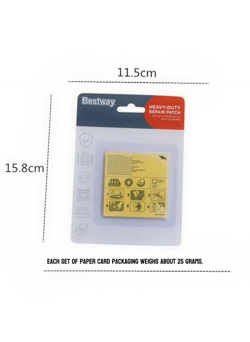 Bestway Self-Adhesive Repair Patches (10 Pack) - Heavy-Duty Stick-On Patches for Inflatable Pools, Life Rings and Boats - Image 5