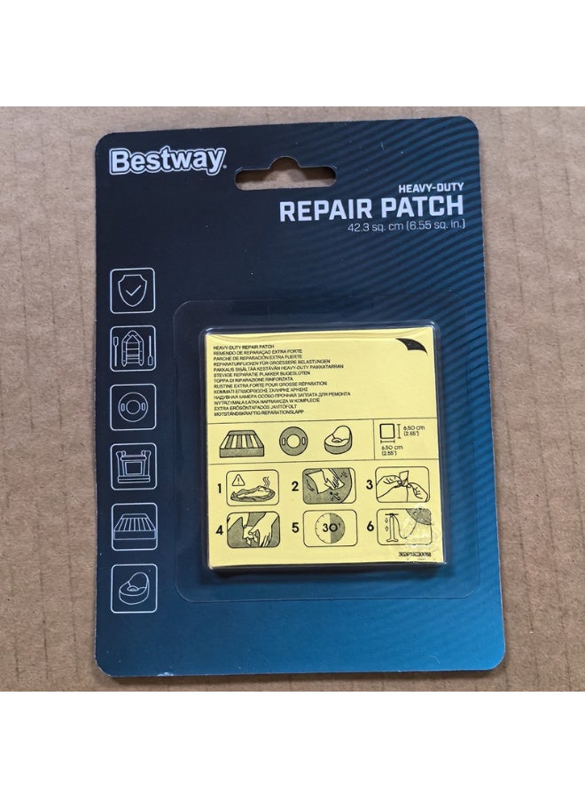 Bestway Self-Adhesive Repair Patches (10 Pack) - Heavy-Duty Stick-On Patches for Inflatable Pools, Life Rings and Boats - Image 3