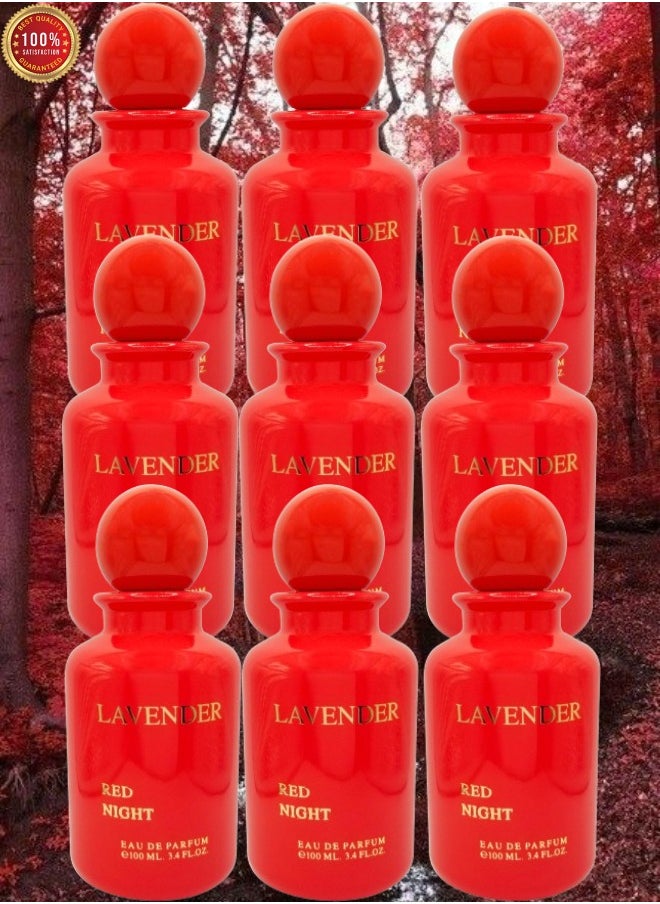 لافندر 9 قطع عطر ريد نايت لافندر 100 مل  - Image 1