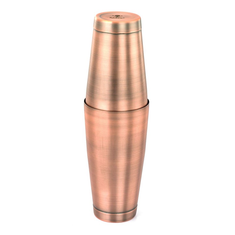 Barfly Cocktail Tin, Set (18 oz and 28 oz), Antique Copper - Image 2