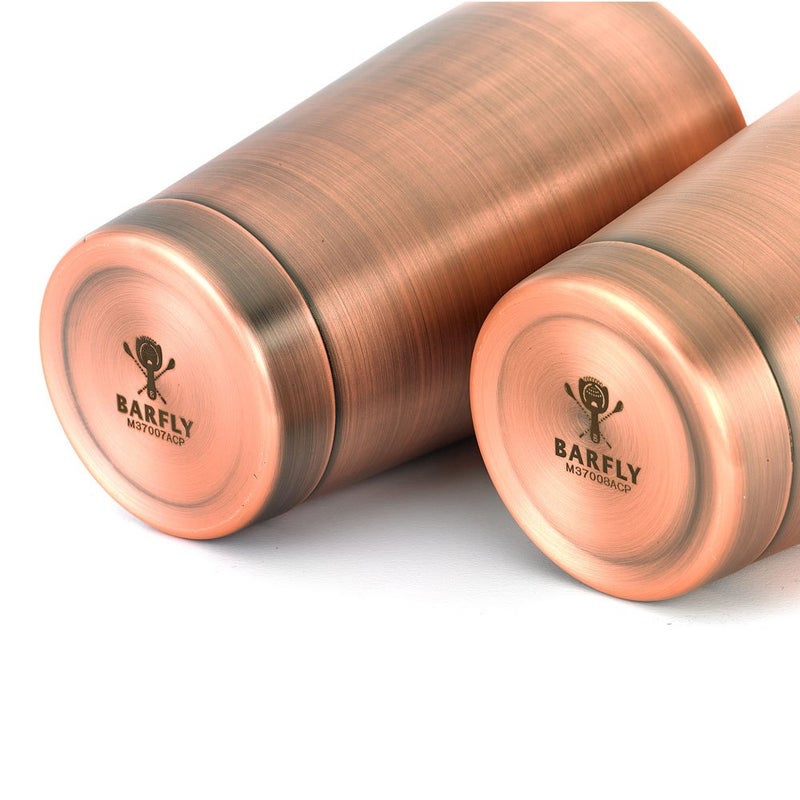 Barfly Cocktail Tin, Set (18 oz and 28 oz), Antique Copper - Image 5
