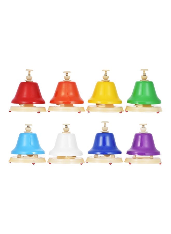 نيبمينينت 8 Notes Colorful Hand Bell Set Musical Toy - Image 1