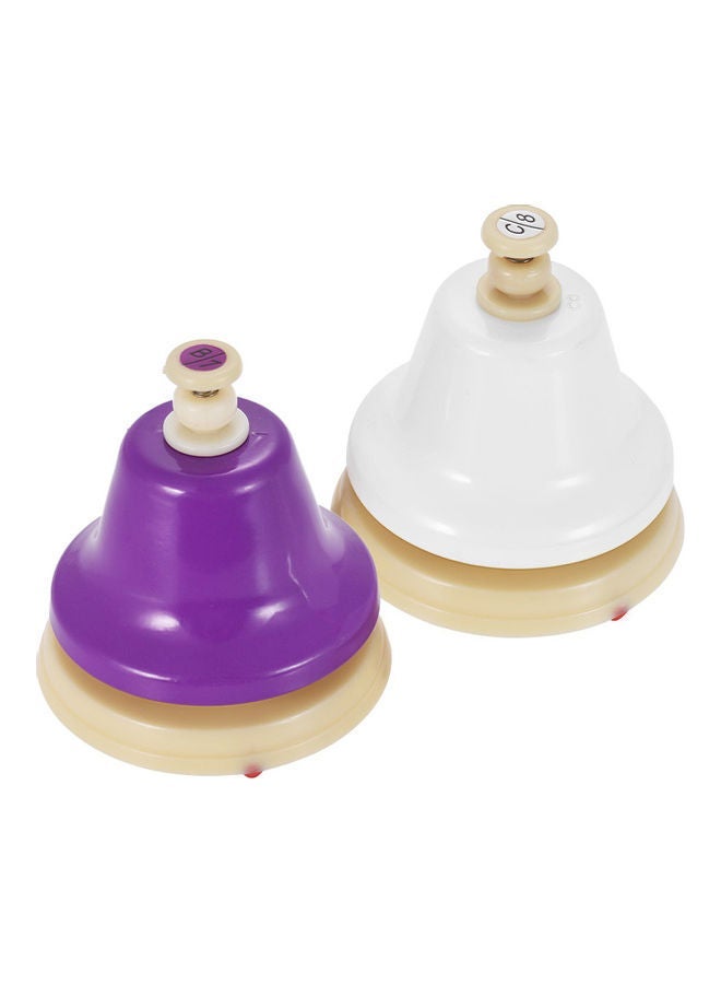 نيبمينينت 8 Notes Colorful Hand Bell Set Musical Toy - Image 4