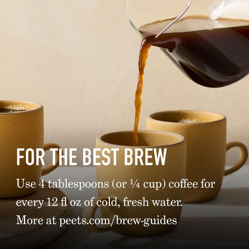 Peet's Coffee قهوة بيتس، قهوة حبوب متوسطة التحميص، قهوة أرابيكا 100% - بيغ بانغ 63 أونصة (6 أكياس من 10.5 أونصة) - Image 4