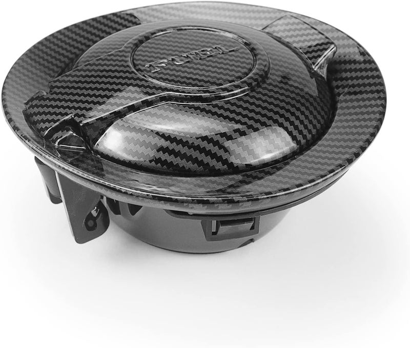 USTAR Carbon Fiber Fuel Filler Housing Gas Tank Door Cover for Dodge Challenger 2008-2019 - Image 1