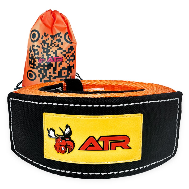 ATR Recovery Tow Strap 3â€³ x 20 ft â€“ 22,200 lbs Breaking Strength, Heavy Duty Off-Road Recovery Strap for Truck, Jeep, SUV, Snatch Strap with Storage Bag â€“ ATR USA - Image 1