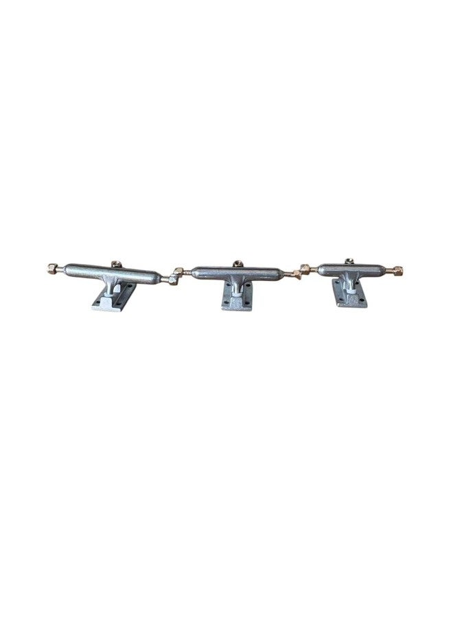 LEEFAI Pro Fingerboard Trucks G5, Raw Metal Color, Regular Kingpin, 2 Trucks with Hardware (34mm) - Image 5