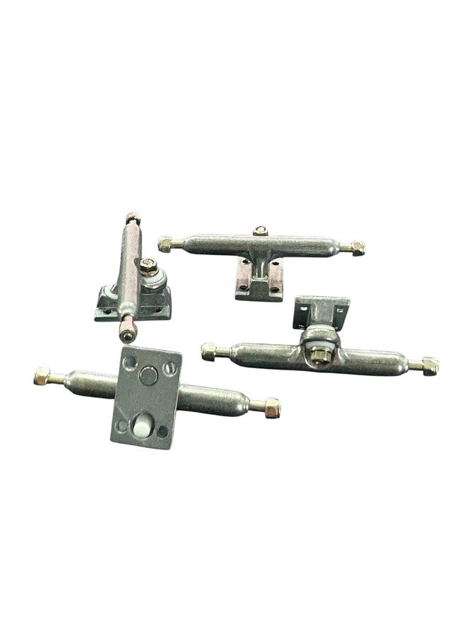 LEEFAI Pro Fingerboard Trucks G5, Raw Metal Color, Regular Kingpin, 2 Trucks with Hardware (34mm) - Image 3
